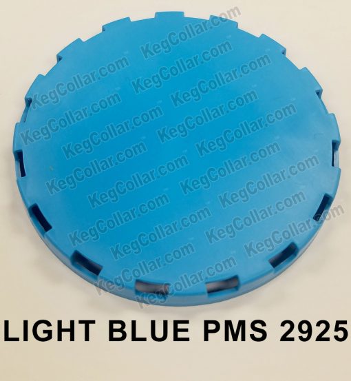 light blue vented keg cap sample image