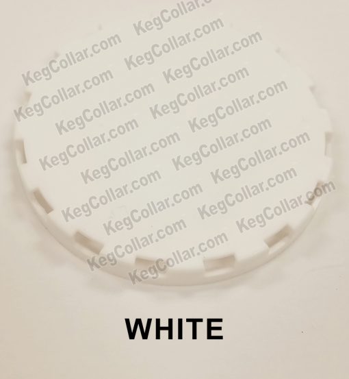 white vented keg cap sample image