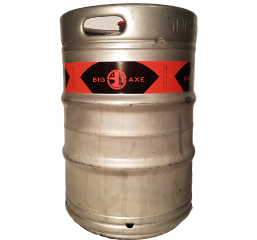 custom_keg_collar_2_color_product Custom printed 2 color keg wrap installed on 1/2 barrel keg