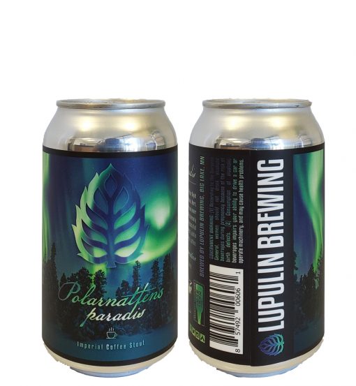 custom printed 12 oz can label die cut at 3.625 x 8.375 applied to 12 oz aluminum can